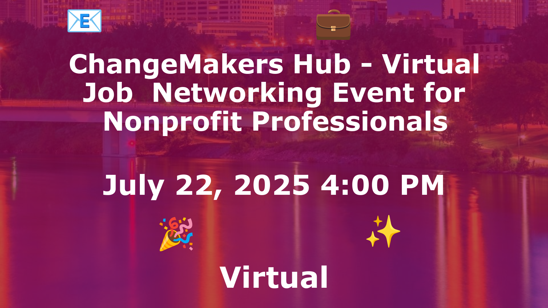 ChangeMakers Hub - Virtual Job  Networking Event for Nonprofit Professionals event image
